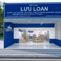 Mẫu thiết kế tiệm tạp hóa Lưu Loan tại Hà Tĩnh
